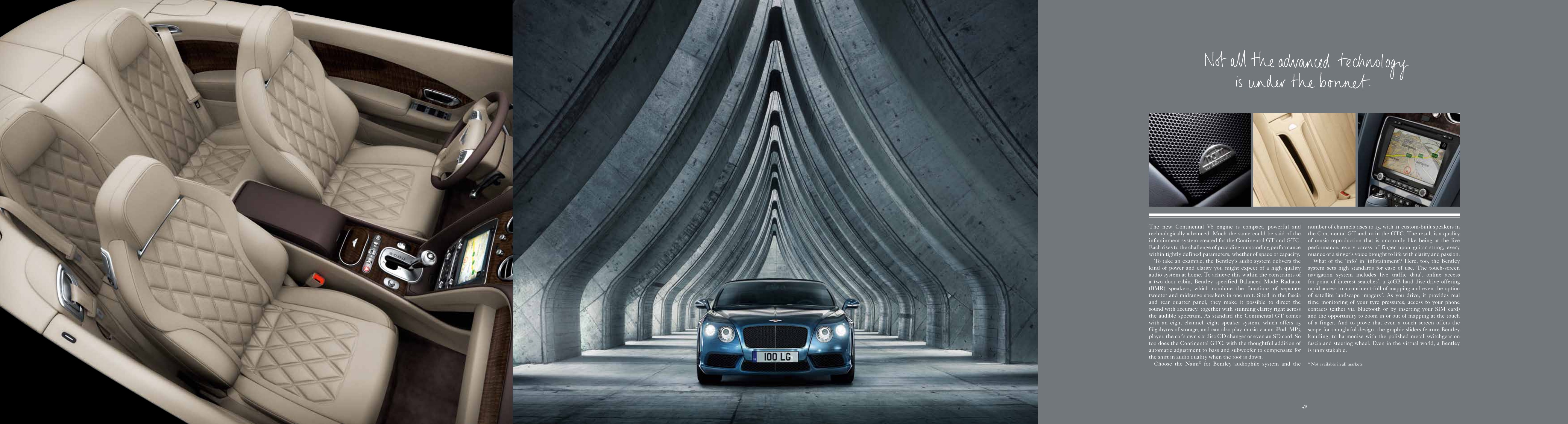 2012 Bentley Continental Brochure Page 18